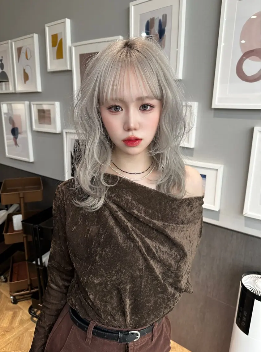 ロング レイヤーカット 瑠輝のヘアスタイル