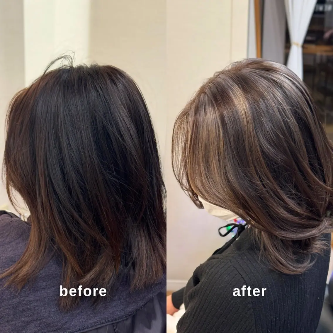 ロング カラー ハイライトカラー シルバー ハイライト ヘアカラー トリートメント ヘアセット しんのすけ /モデルさん募集中のヘアスタイル