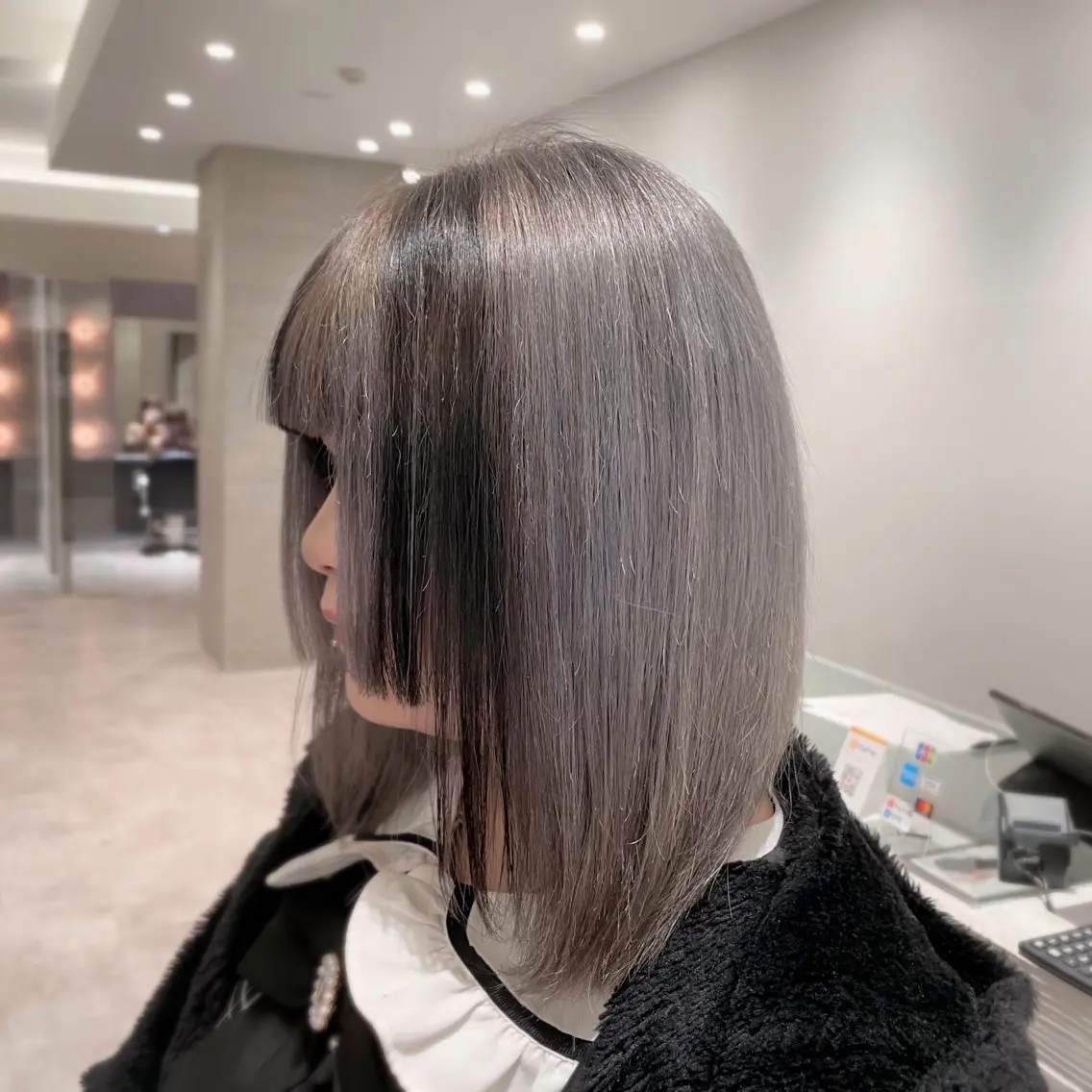 ミディアム カラー デザインカラー ヘアカラー .⋆⟡💖 Marin💖⟡⋆.のヘアスタイル