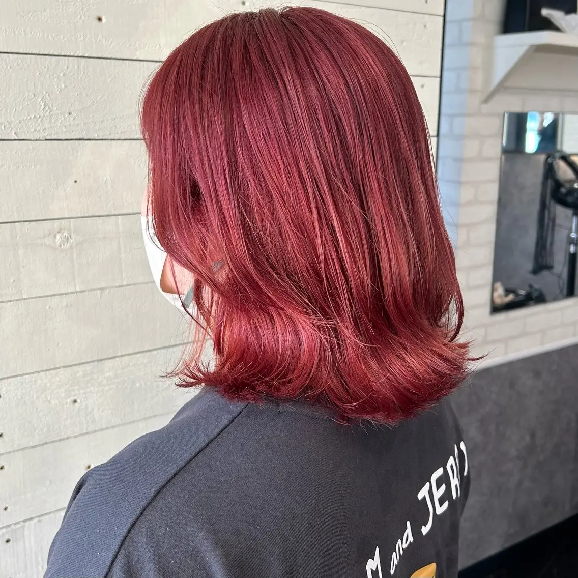 ミディアム カラー ヘアカラー トリートメント ブリーチ/艶カラー RYUTOのヘアスタイル