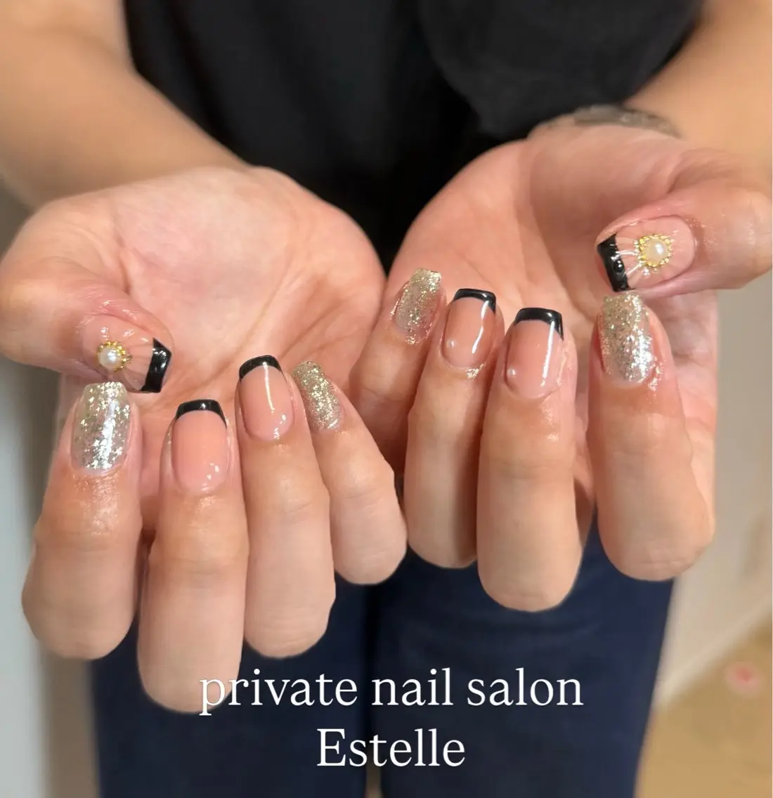 ネイル フレンチネイル ハンドネイル nail salon Estelleのネイルデザイン