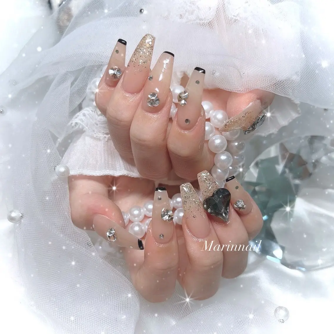 ネイル ワンホンネイル ハンドネイル Marin nailのネイルデザイン