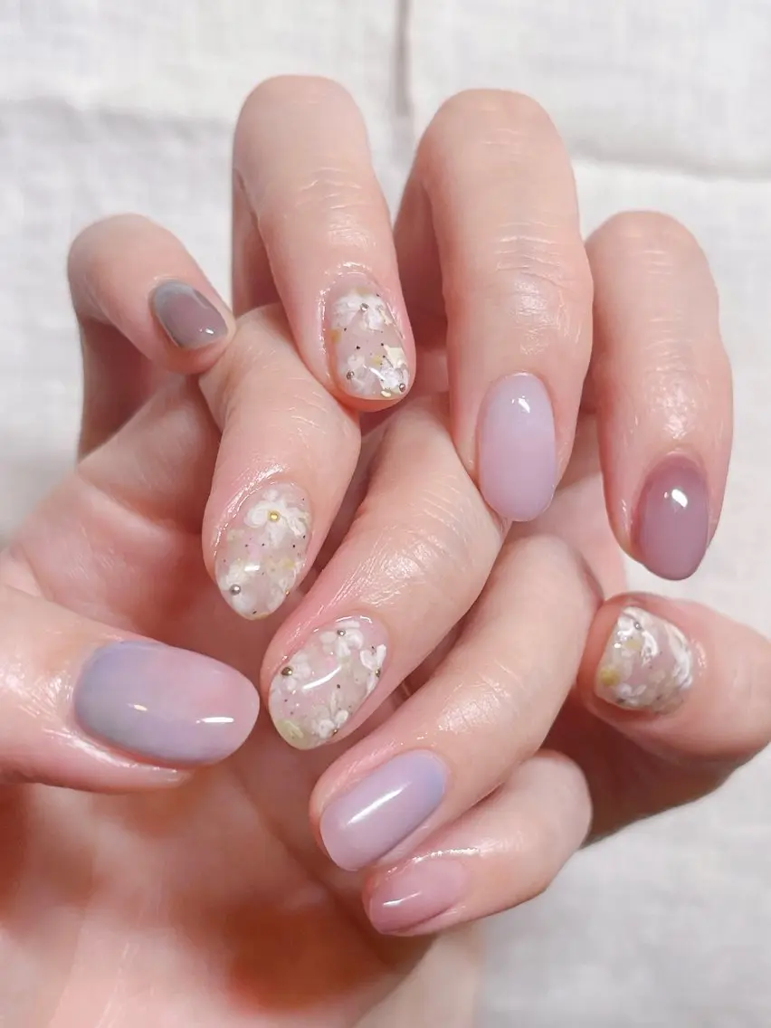 ネイル 長さ出し 持ち込み スカルプネイル atelier mofのネイルデザイン
