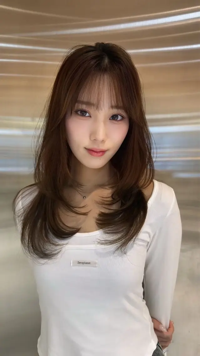 セミロング 鈴木 凱天のヘアスタイル