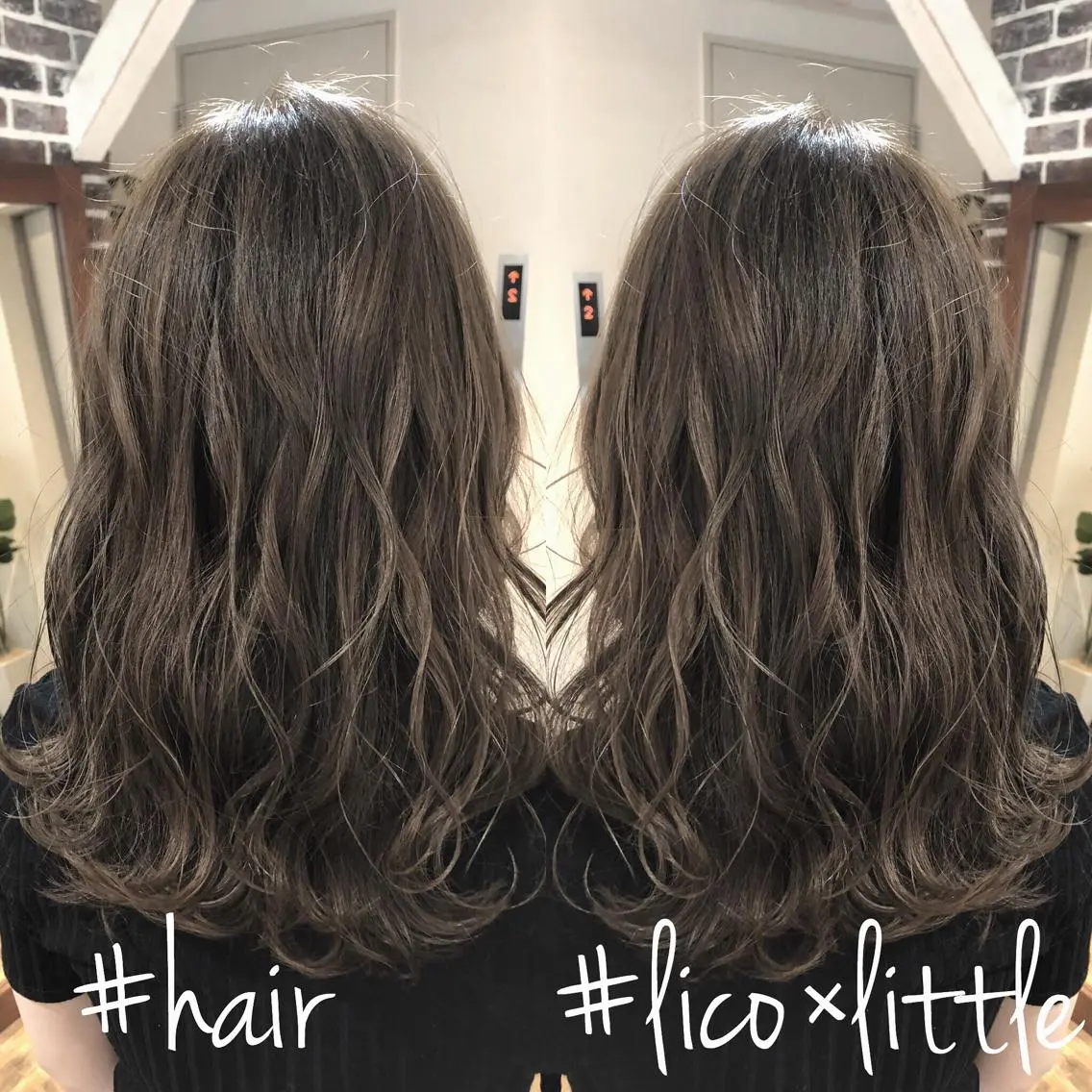 セミロング カラー ヘアカラー トリートメント 木下大地 HAIR Oneのヘアスタイル