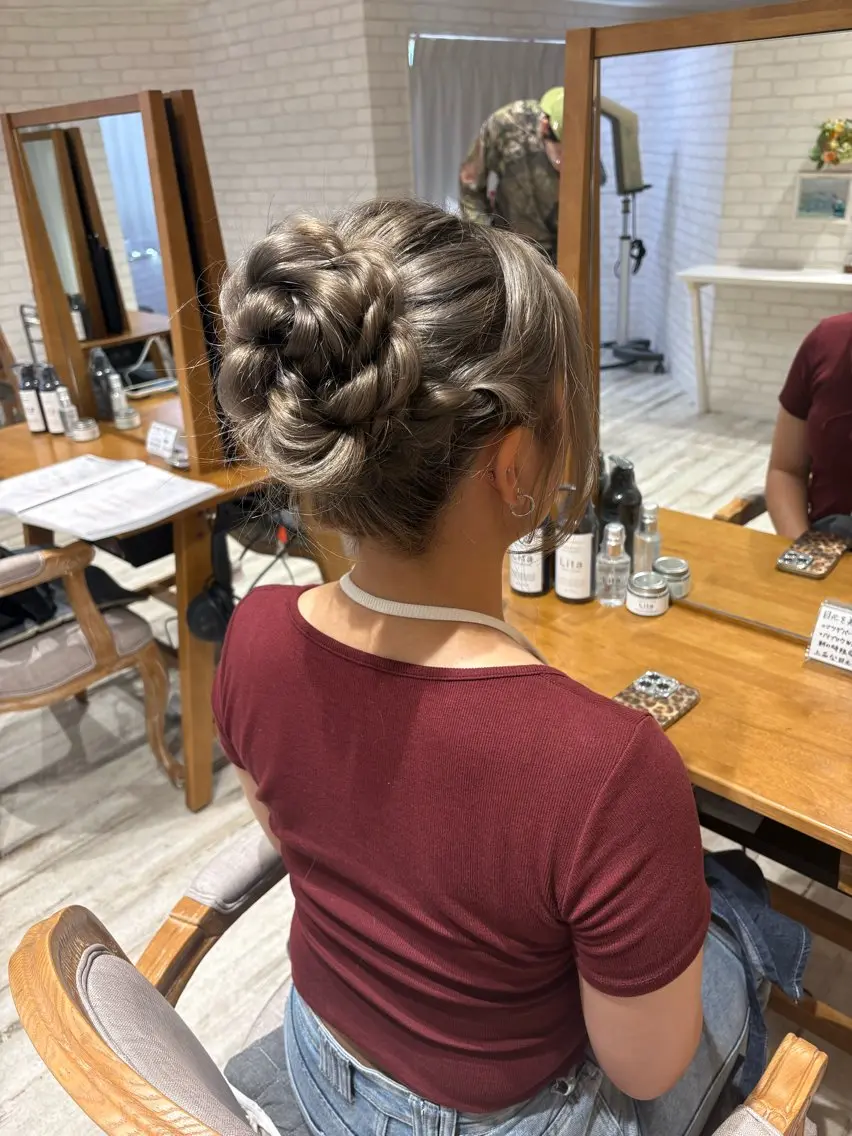 ヘアアレンジ ヘアセット abilita MIYUのヘアスタイル