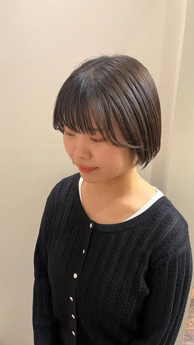 ショート ヘッドスパ 透けカラー.艶髪. 梅田♡midoのヘアスタイル