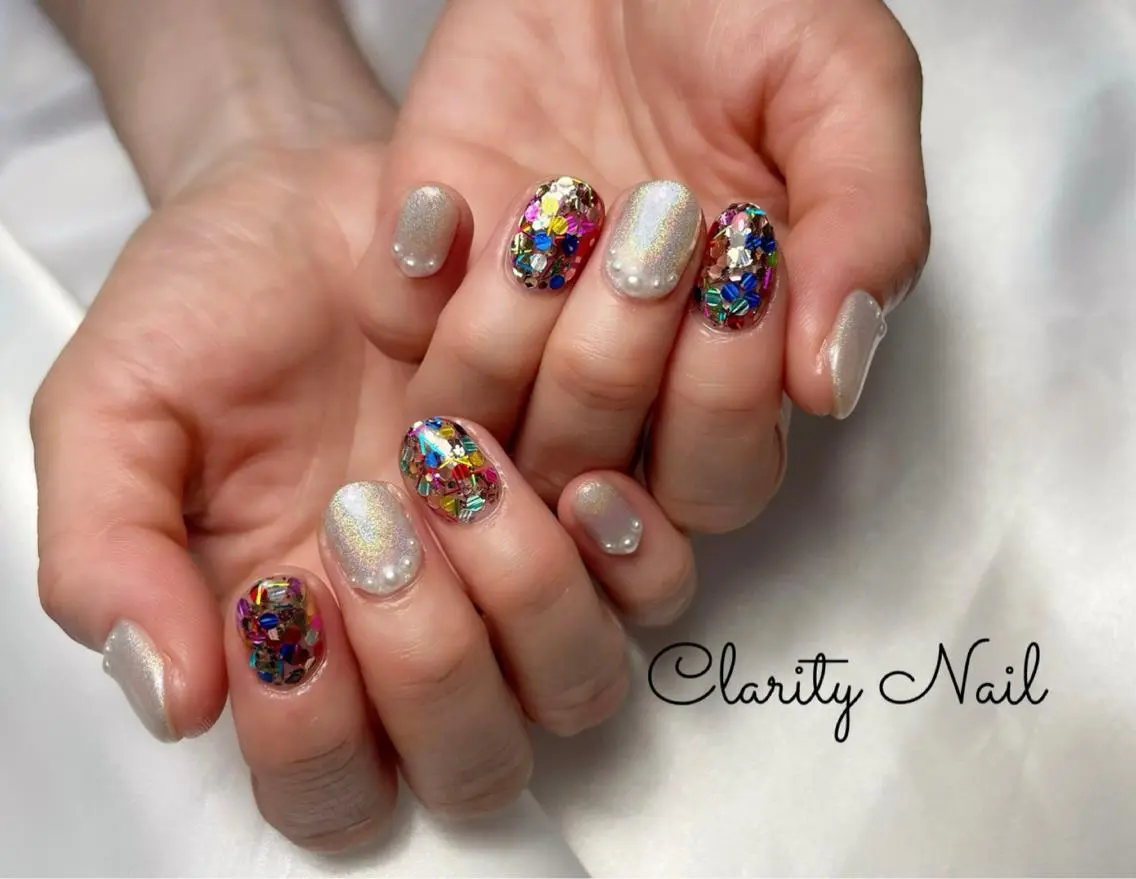 ネイル アートネイル 持ち込み ハンドネイル Clarity Nailのネイルデザイン