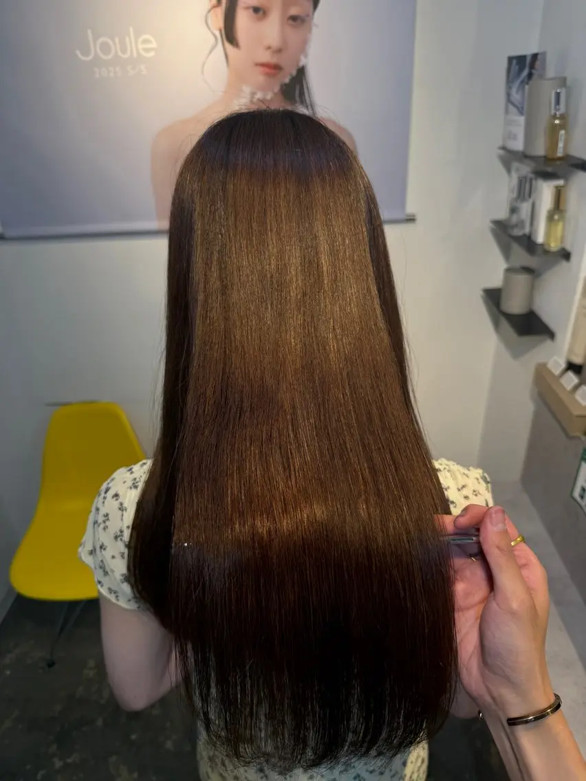 ロング カット ヘアカラー トリートメント 縮毛矯正/レイヤー カット⭐️SHOTAのヘアスタイル