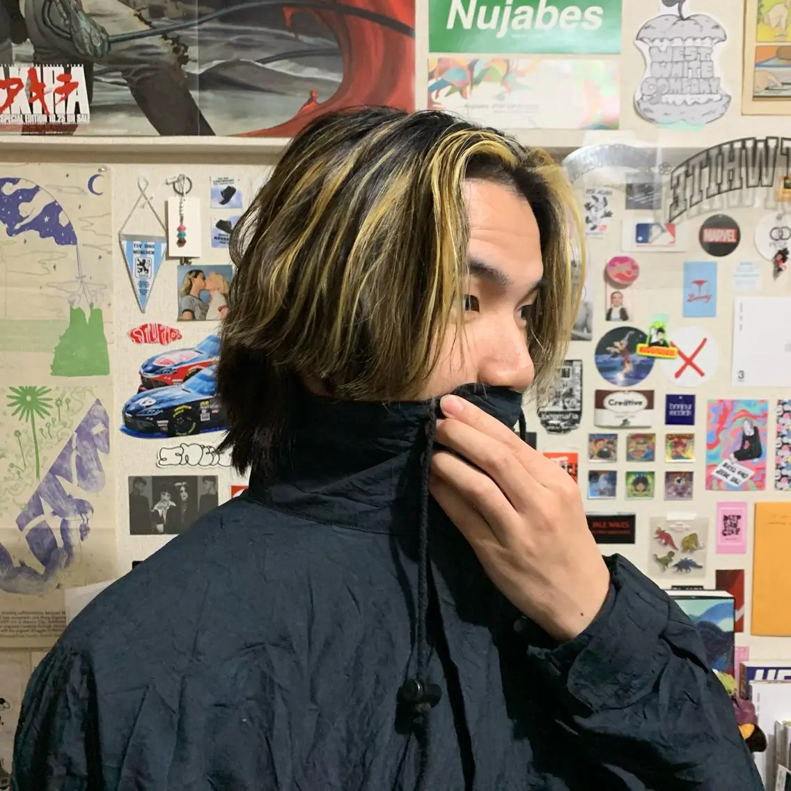 ミディアム 小島 颯太のヘアスタイル