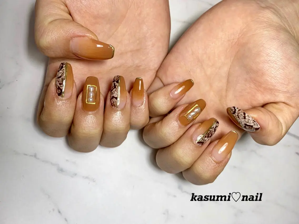 ネイル アートネイル フットネイル ジェルネイル ラメ(グリッター) ミラーネイル KASUMI♡ Nailのネイルデザイン