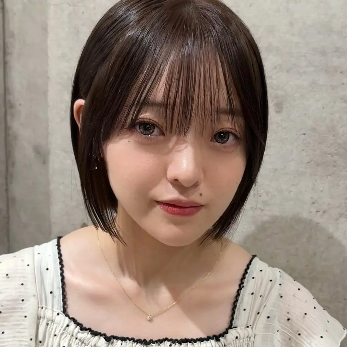 ショート カラー ボブ 髪質改善 似合わせカット 縮毛矯正 畔上 尚也のヘアスタイル