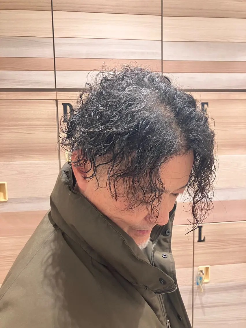 ショート パーマ メンズ メンズパーマ 波巻きパーマ パーマ モデル様募集中🍏✨ Ash_Manamiのヘアスタイル