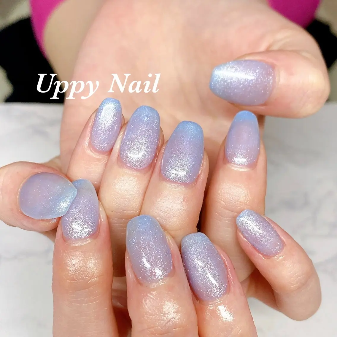 ネイル キラキラネイル ラメ(グリッター) ハンドネイル Uppy Nail ukyoのネイルデザイン