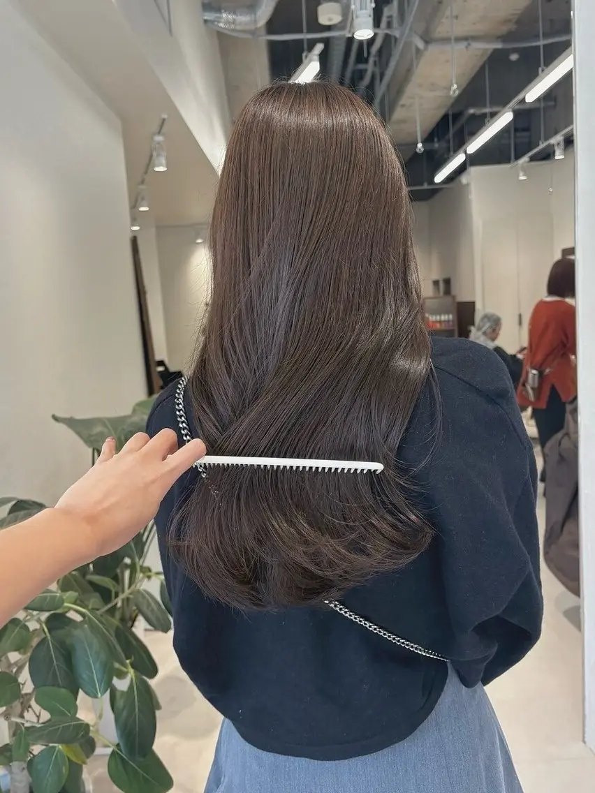 ロング カット ヘアカラー トリートメント Liru:smart salon/茅ヶ崎のヘアスタイル