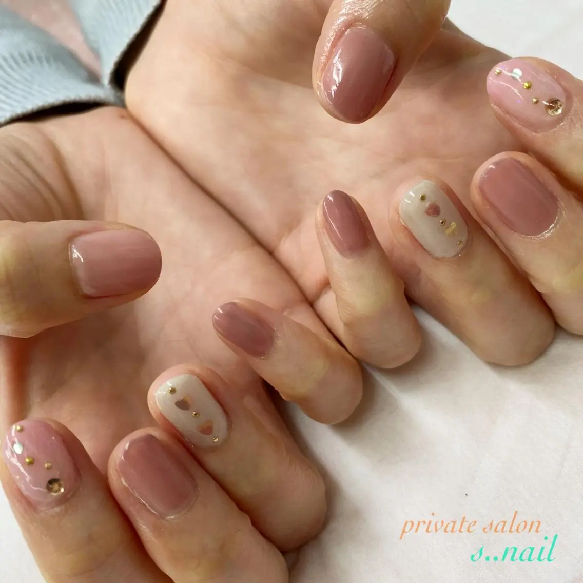 ネイル ピンク 冬ネイル ハンドネイル フットネイル s..nail / MORITAのネイルデザイン
