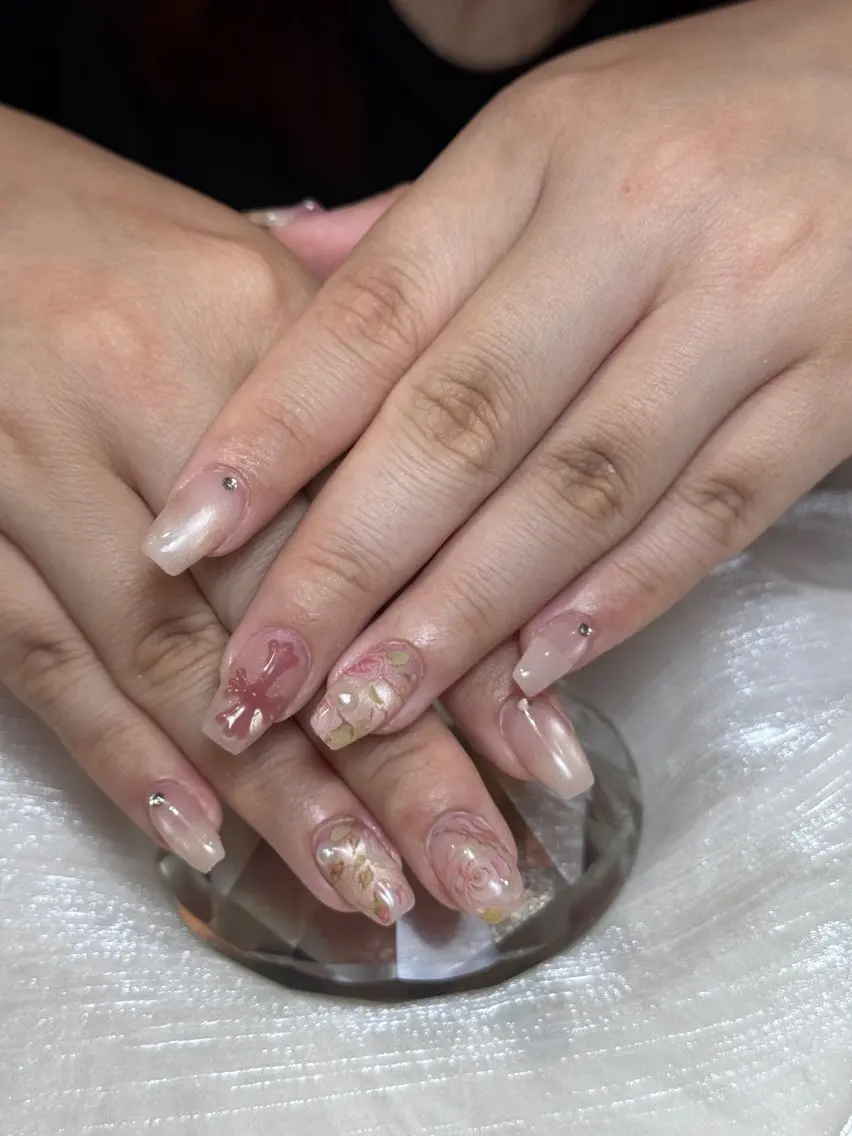 ネイル ジェルネイル 持ち込み ネイルチップ ハンドネイル AnmiNail Rioのネイルデザイン