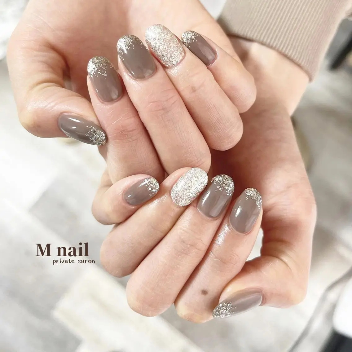 ネイル 持ち込み ハンドネイル M nailのネイルデザイン
