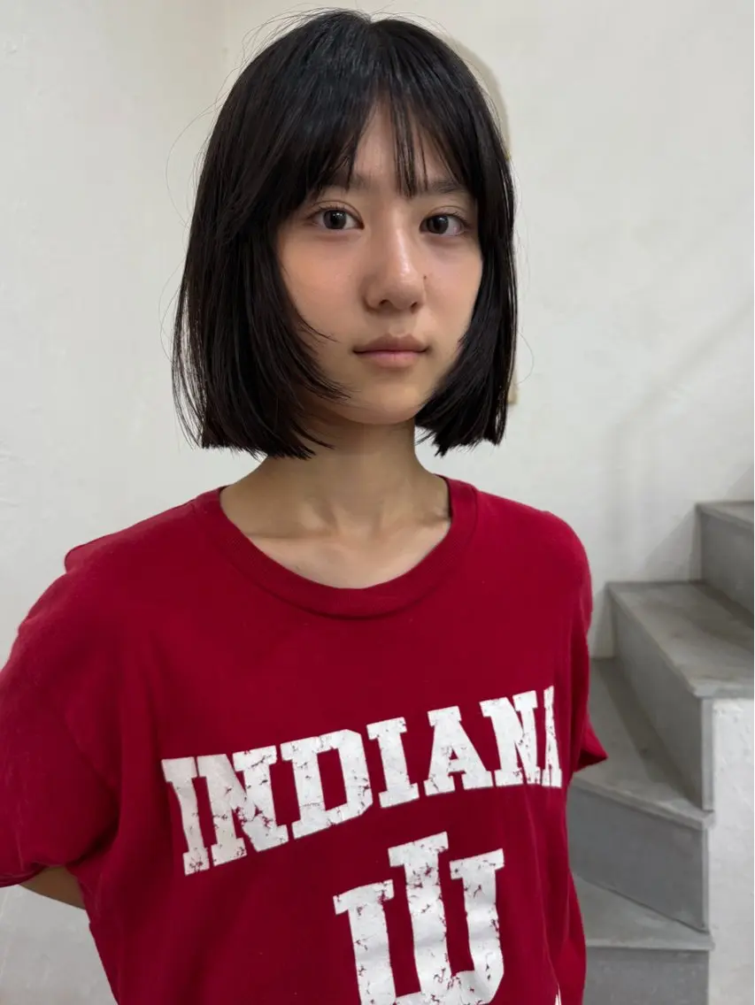 ショート イシイ モエカのヘアスタイル