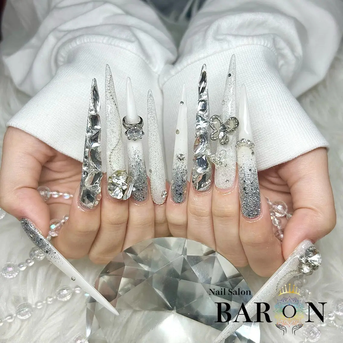 ネイル 持ち込み ♛︎BARON♛︎ SUMIRE.のネイルデザイン