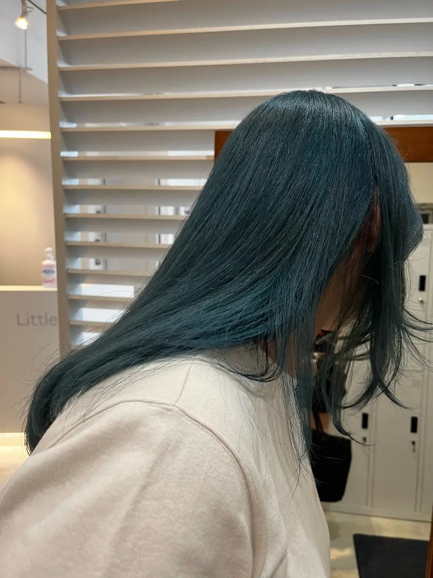 ロング カラー カット トリートメント レイヤー🩵透明感 ೀユイ🌙のヘアスタイル