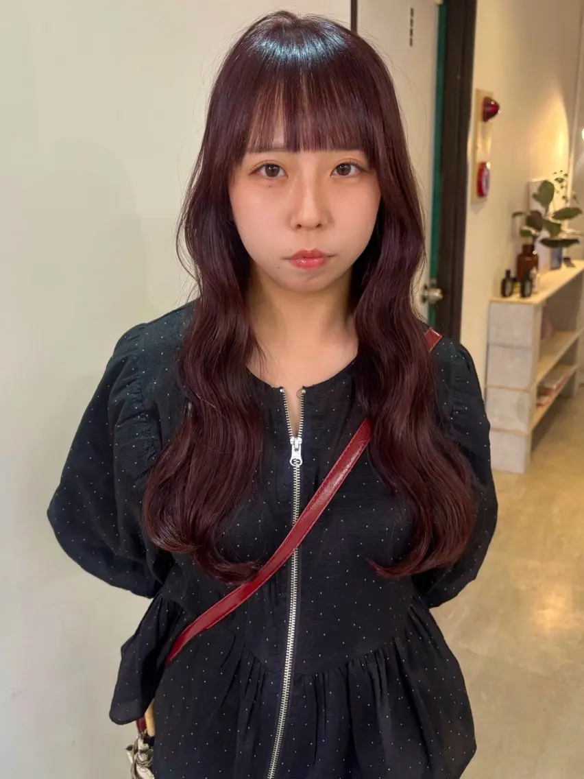 ロング カラー ナナ 福岡美容室のヘアスタイル