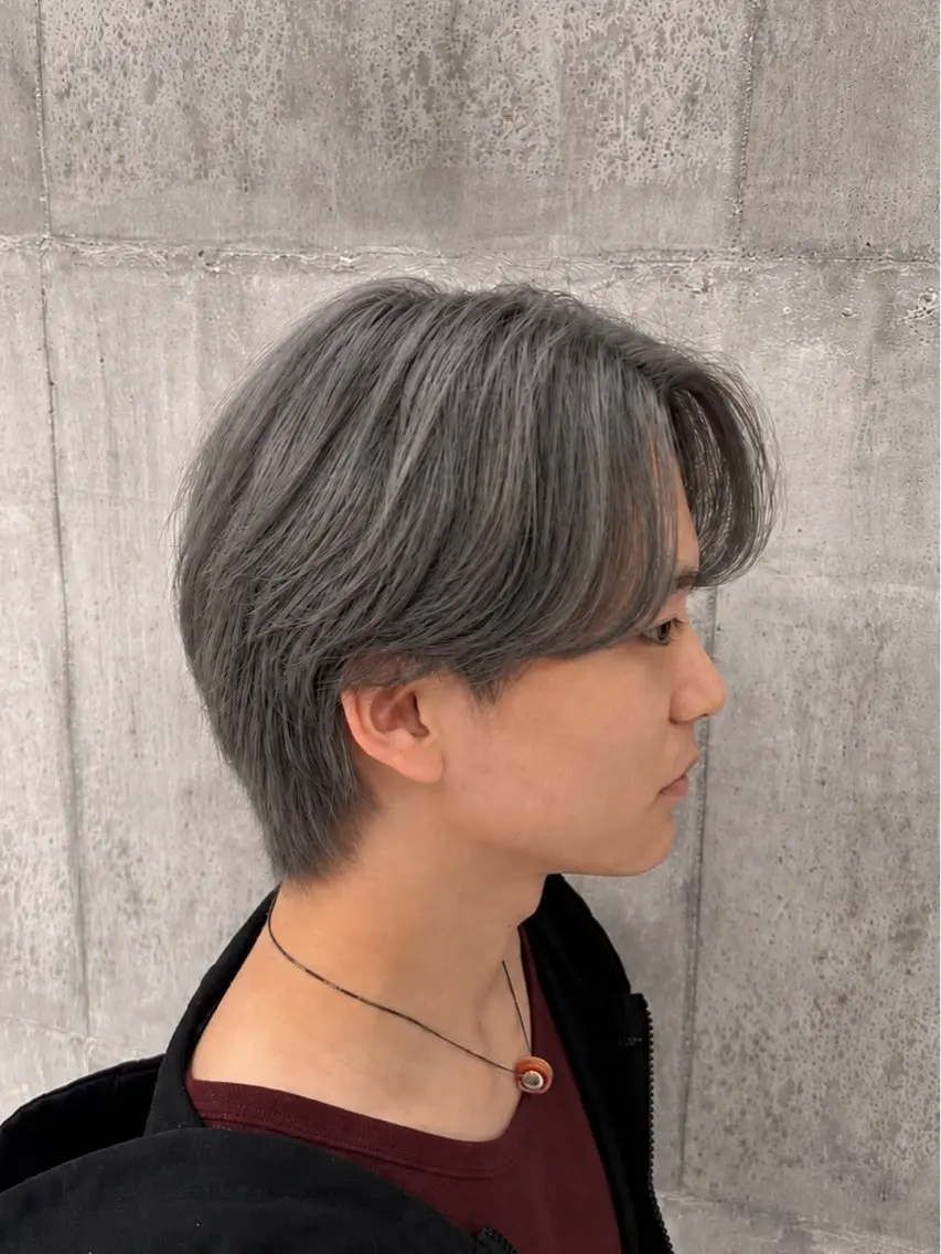 ショート カラー メンズ カット ヘアカラー トリートメント 【EARTH平塚店】 ✂️野首 京佑✂️のヘアスタイル