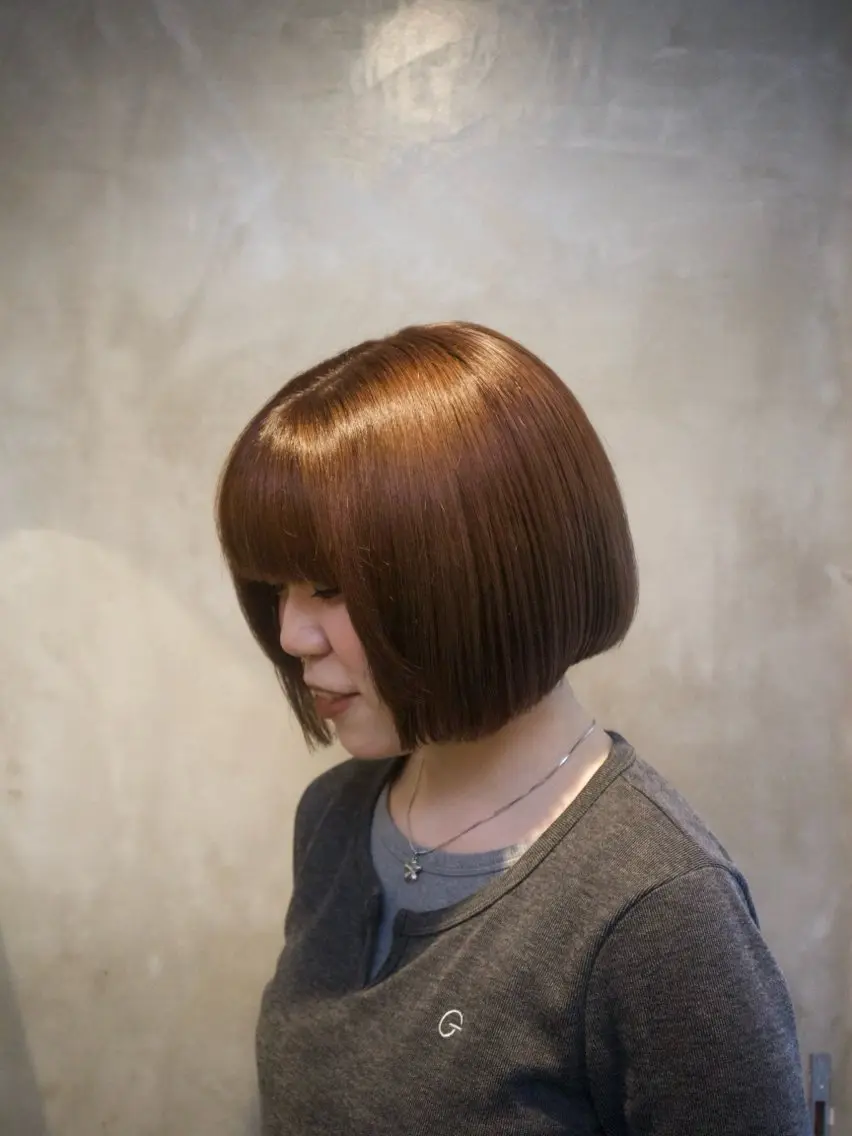 ミディアム カラー ヘアカラー 🌀嵐士 /夏似合わせカラーのヘアスタイル