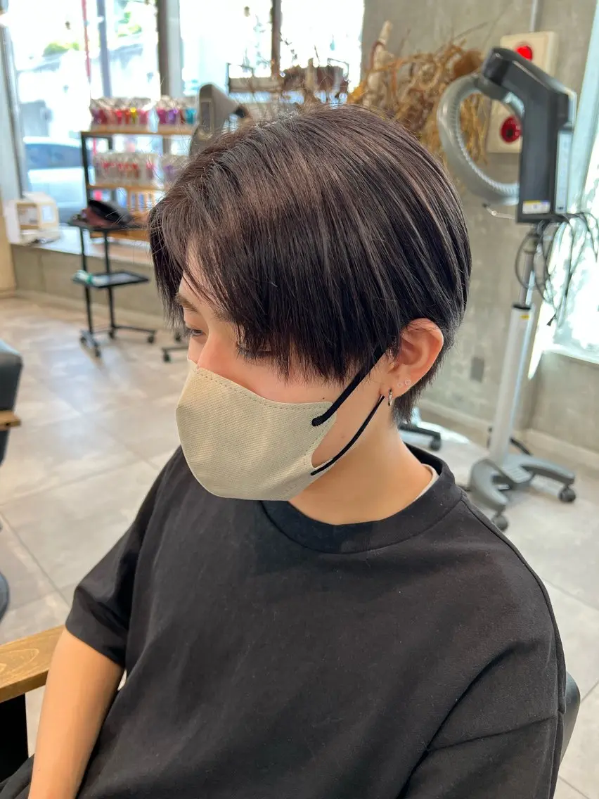 ショート カラー メンズ 🌞レイヤー×カラー 前川那津美🌞のヘアスタイル