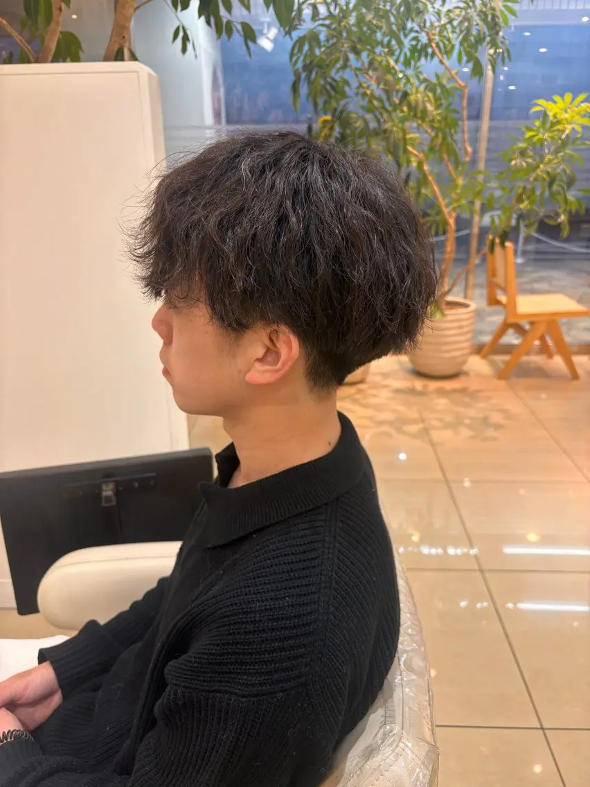 メンズ メンズパーマ ツーブロック 刈り上げ Ash横浜瀬谷店 Tsugumiのヘアスタイル