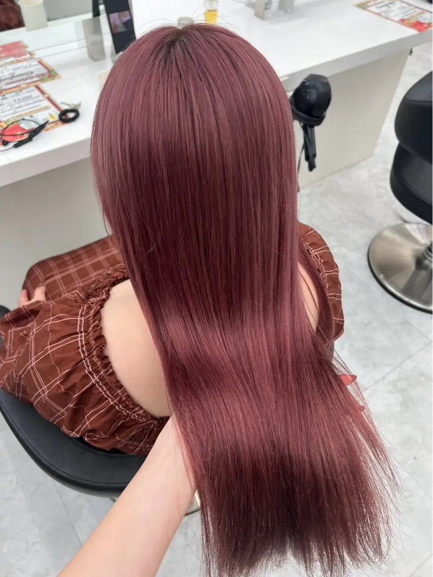 ロング カラー ヘアカラー ヘッドスパ ヘアセット 似合わせstyle ❤︎misaki❤︎のヘアスタイル