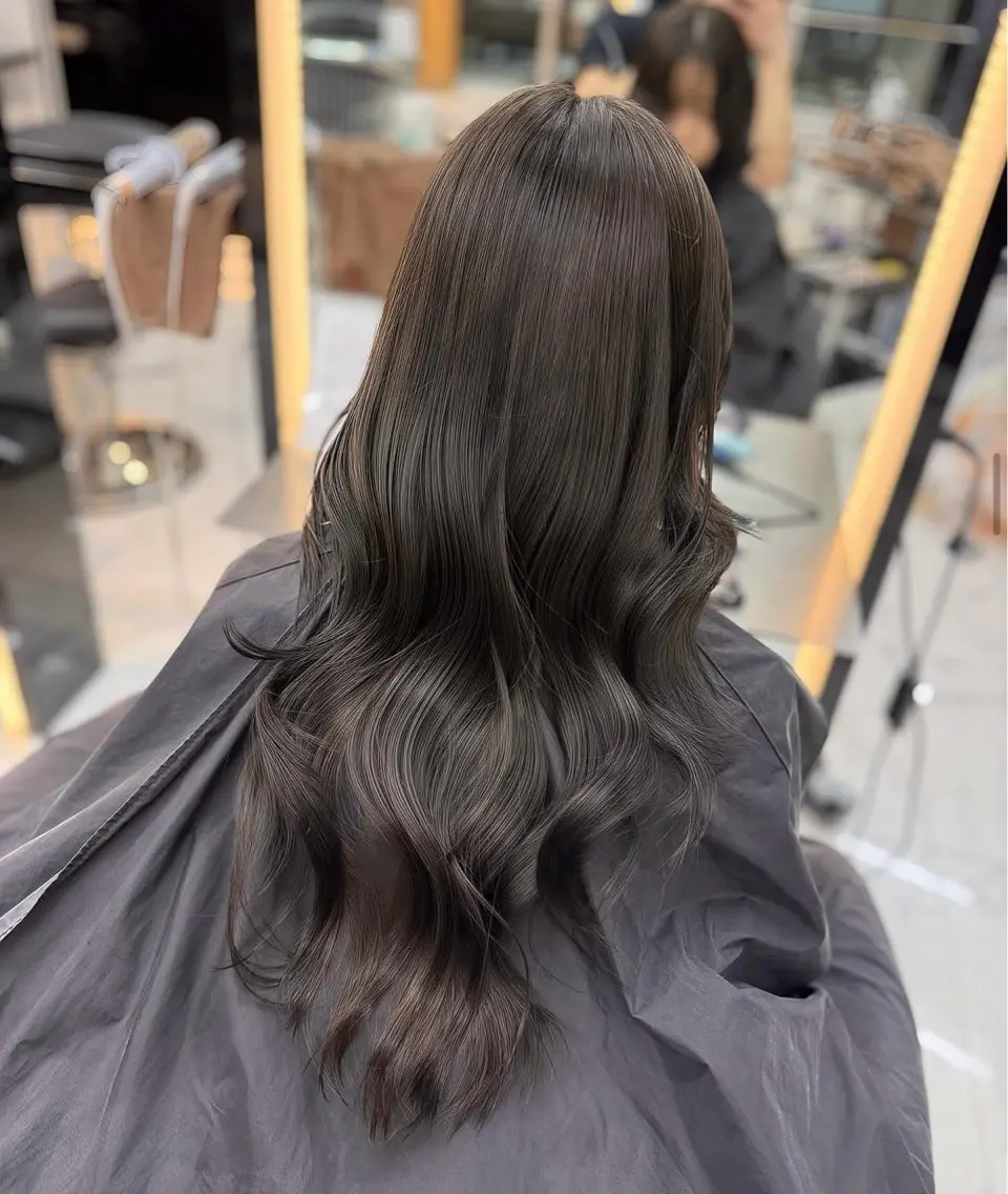 ロング カラー ヘアカラー 笠間 啓聖のヘアスタイル