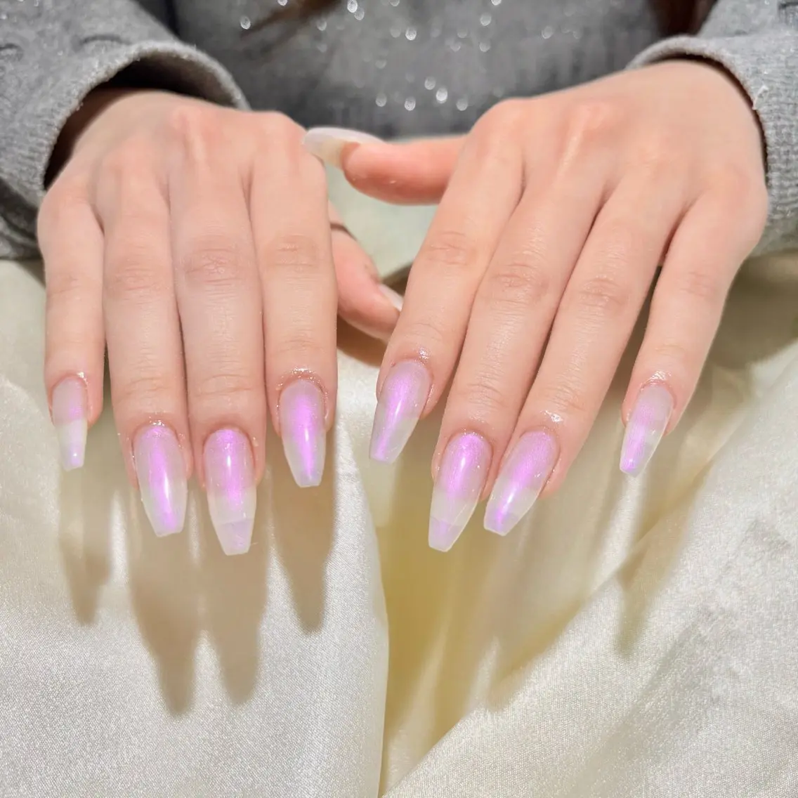 ネイル ワンカラーネイル ピンク ハンドネイル mio nail TANIのネイルデザイン