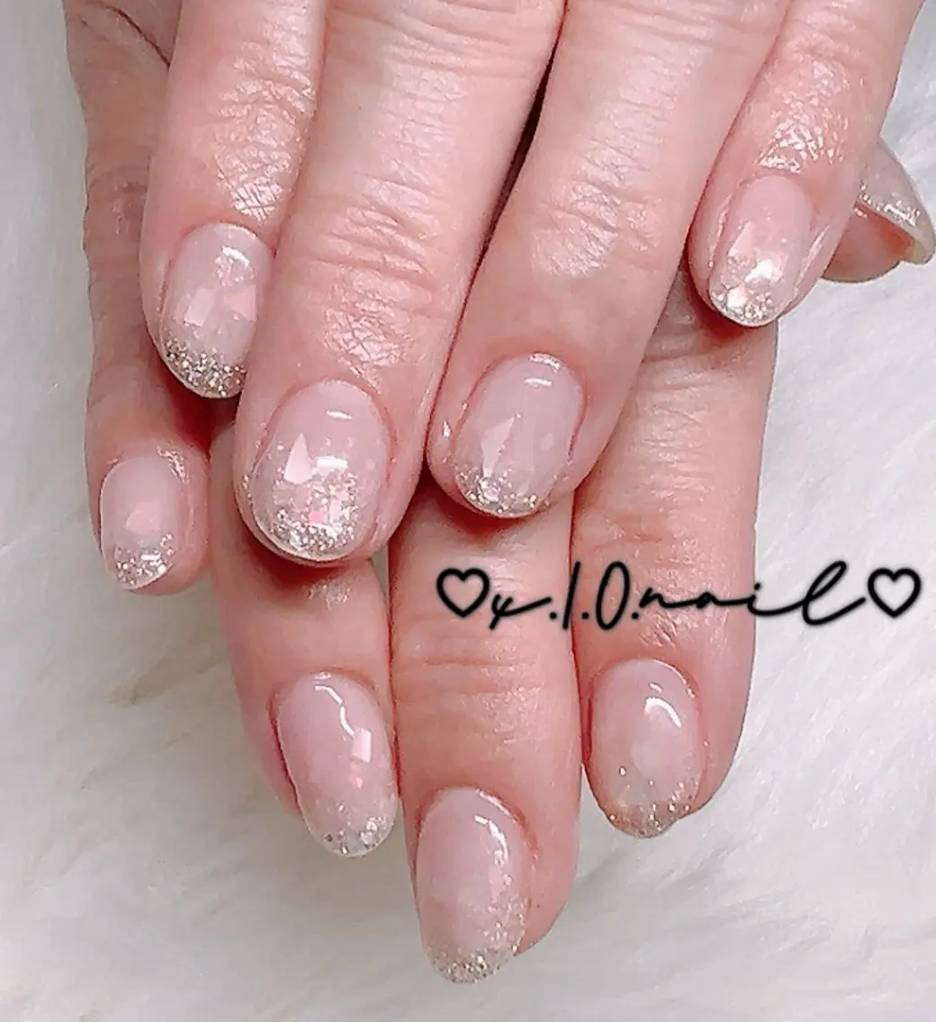 ネイル アニマル柄 アートネイル グラデーション ニュアンスネイル ネイルチップ ハンドネイル x.1.0.nail ♡Cのネイルデザイン