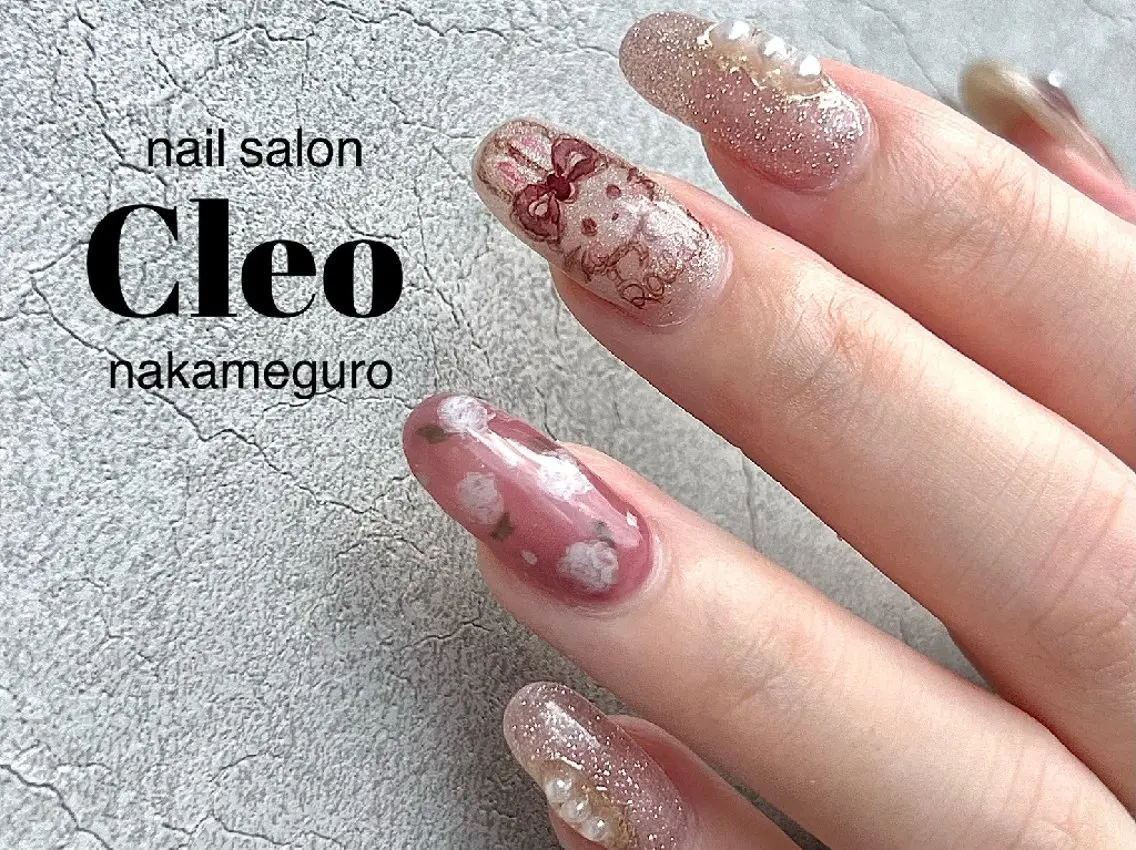 ネイル アートネイル ハンドネイル Cleo中目黒店 hitomiのネイルデザイン