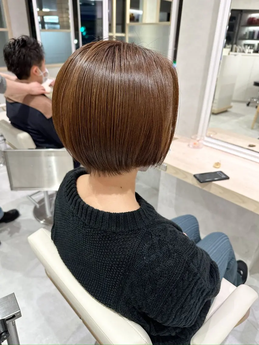 ショート カット ヘアカラー トリートメント 美髪⭐︎髪質改善 井上 康司のヘアスタイル