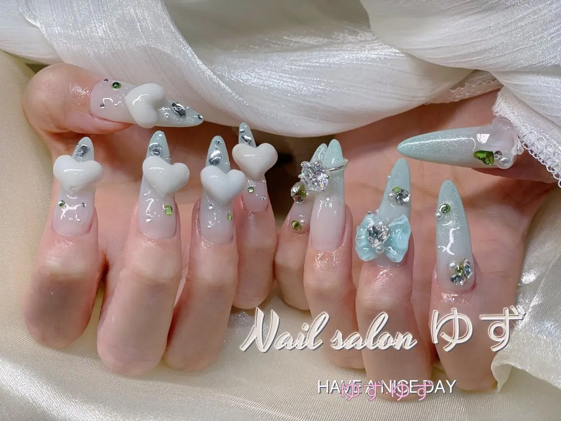 ネイル ハンドネイル ハンドケア MAKI💚💚💚 秋葉原.のネイルデザイン