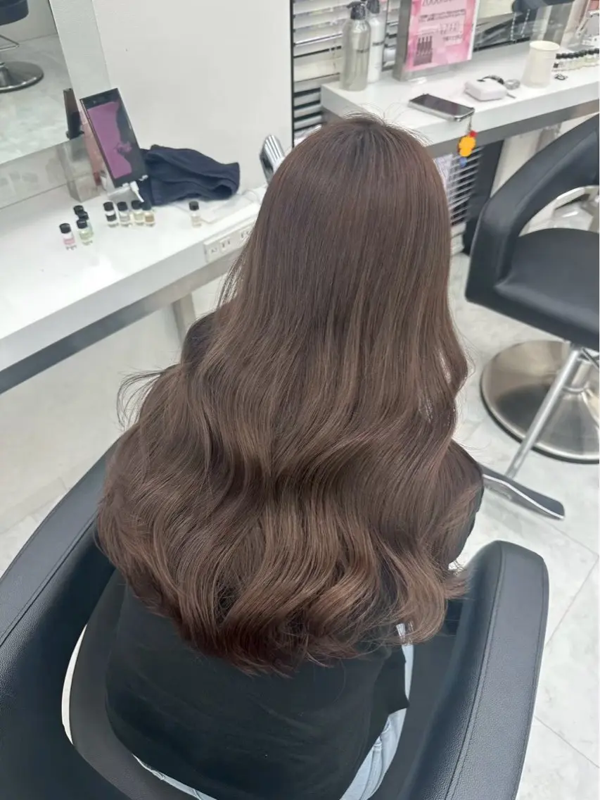 ロング カラー ヘアカラー トリートメント 透明感カラー/ chinatsuのヘアスタイル