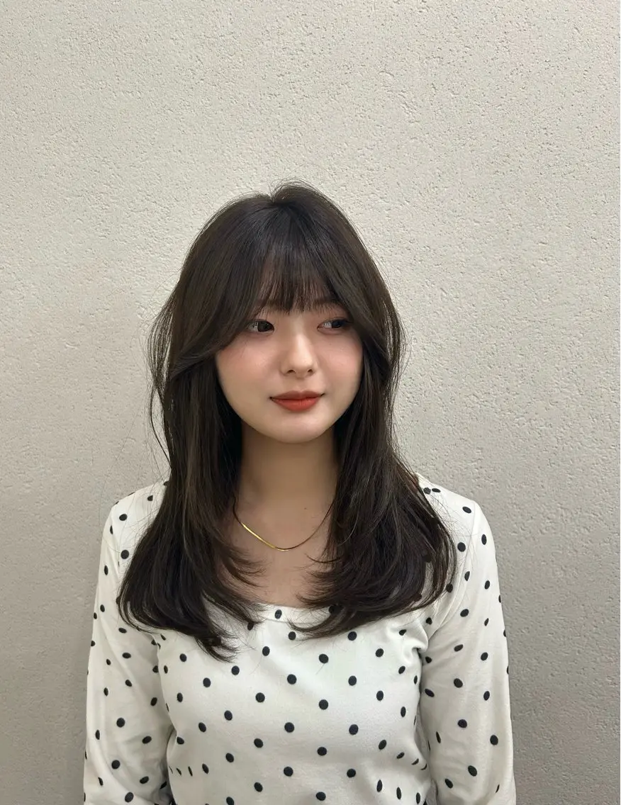 ロング カラー 透明感カラー/渋谷 chisaのヘアスタイル
