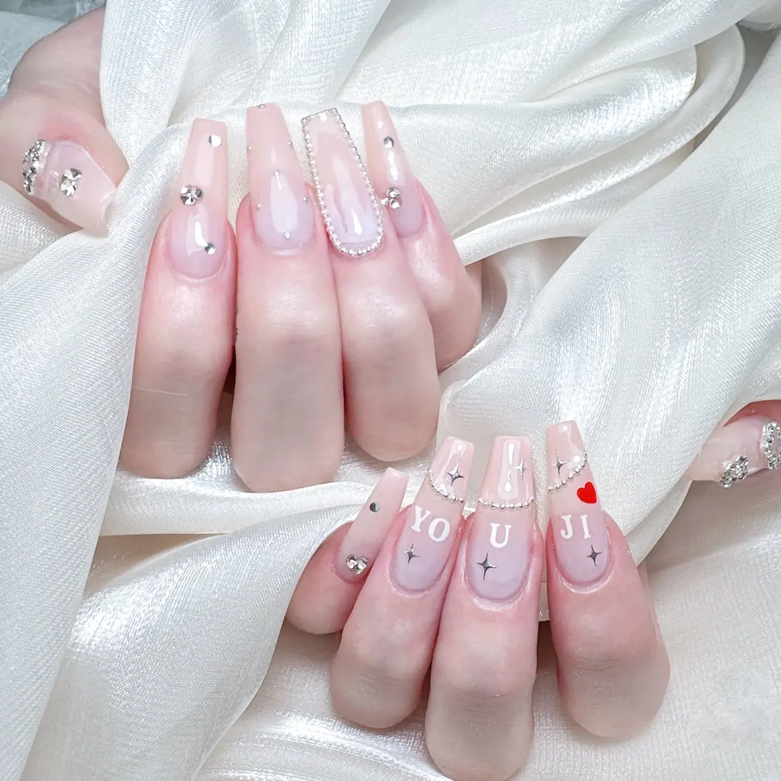 ネイル ハンドネイル M🌷nail 長さだし専門店のネイルデザイン