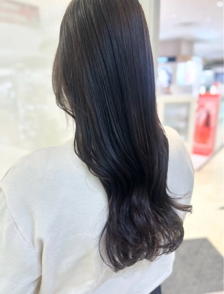 ロング カラー カット ヘアカラー トリートメント 縮毛矯正/髪質改善/ 艶髪ササキナツミのヘアスタイル