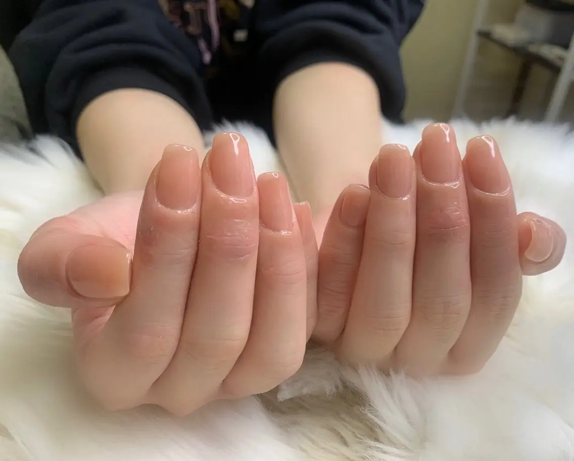 ネイル ワンカラーネイル ハンドネイル nail room LUNA⋆౨ৎ˚⟡のネイルデザイン