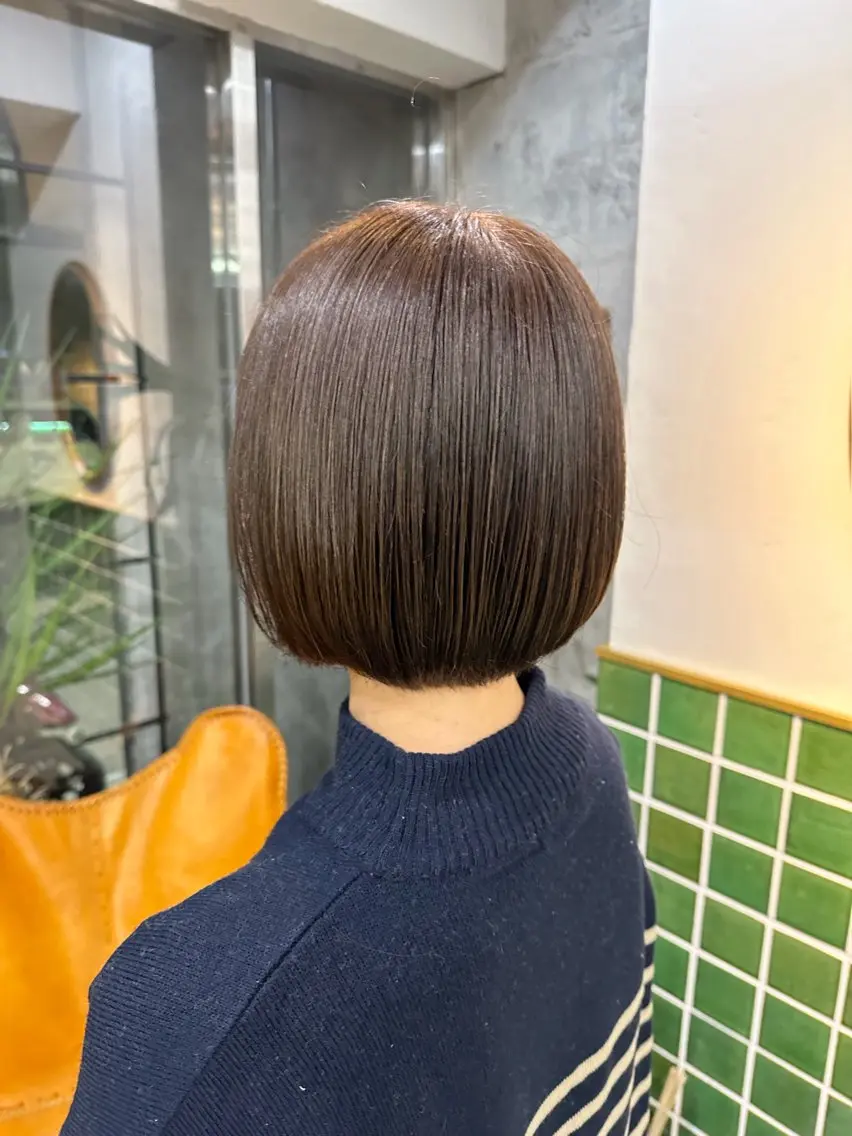 ショート ボブ ゴブンノロク🫧たか ひろ/レイヤーカットのヘアスタイル