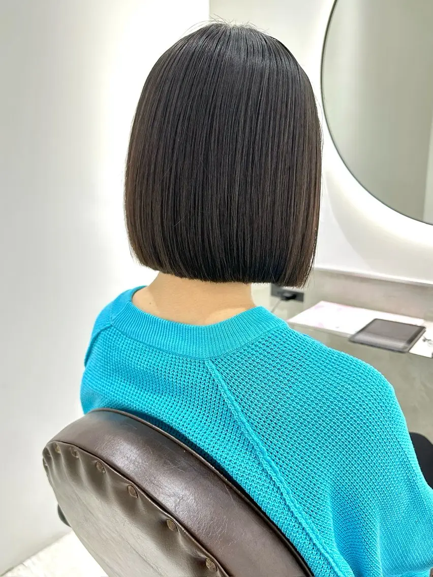 ショート 髪質改善 似合わせカット 縮毛矯正 トリートメント カット ヘッドスパ 髪質改善 縮毛矯正/ レイヤー/銀座/本木のヘアスタイル