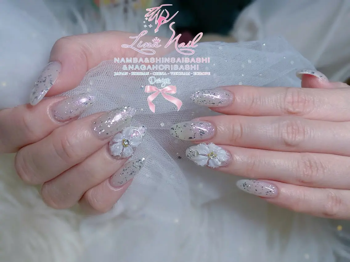 ネイル チークネイル 桜ネイル フラッシュネイル フットネイル ジェルネイル ハンドネイル リナネイル アメ村心斎橋店のネイルデザイン