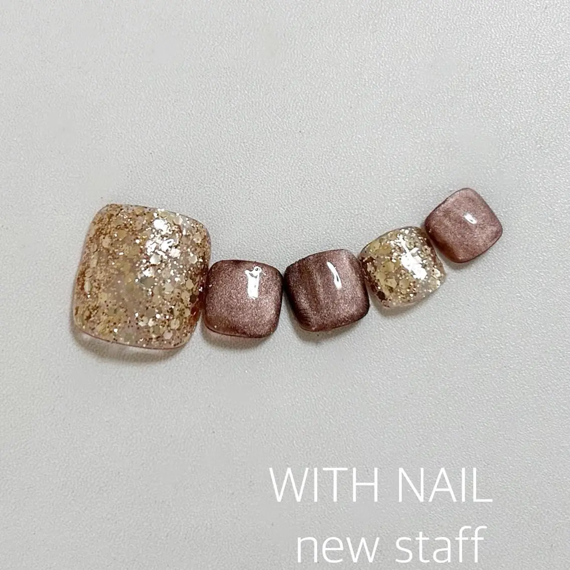 ネイル フットネイル WITH  NAIL ネイリストのネイルデザイン