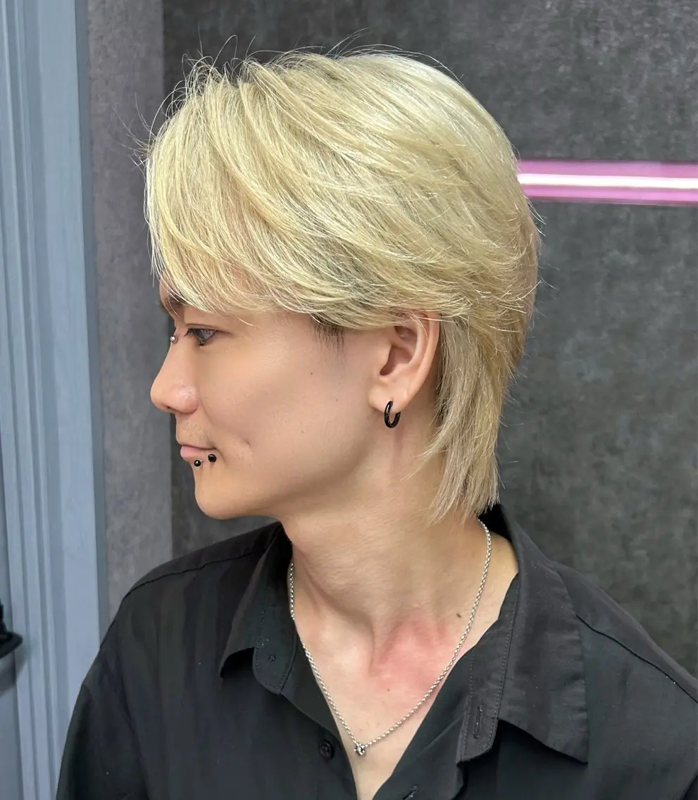 ミディアム メンズ メンズスタイリスト 前田雄輝のヘアスタイル