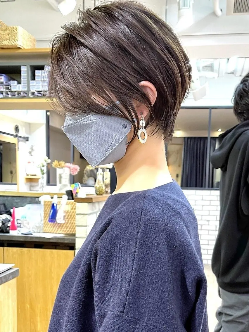 ショート カラー カット ヘアカラー 🌼安野祥華 銀座大人ショート🌼のヘアスタイル