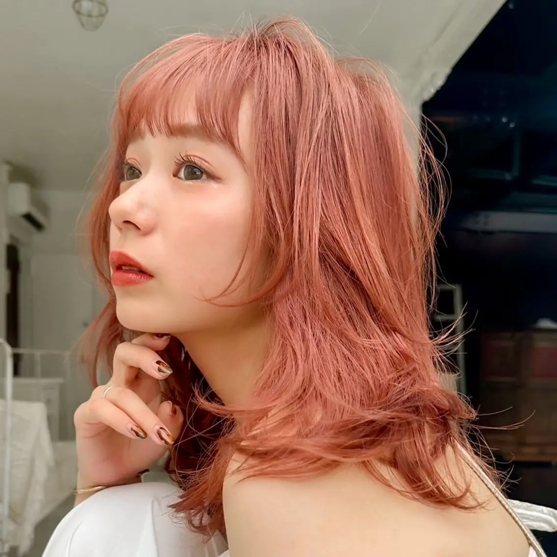セミロング レイヤー/艶カラー /パーマ💚千琴のヘアスタイル