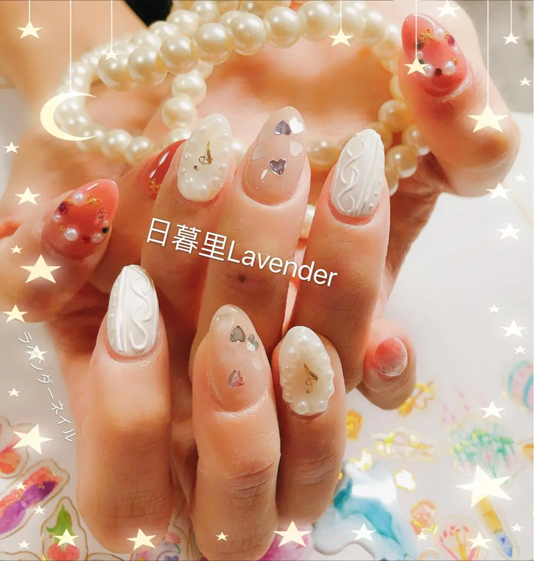 ネイル ラベンダー💖日暮里 ルル💖ネイルのネイルデザイン